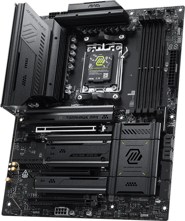 MSI MAG X870E TOMAHAWK MAX WIFI AM5 ATX Motherboard overview 1