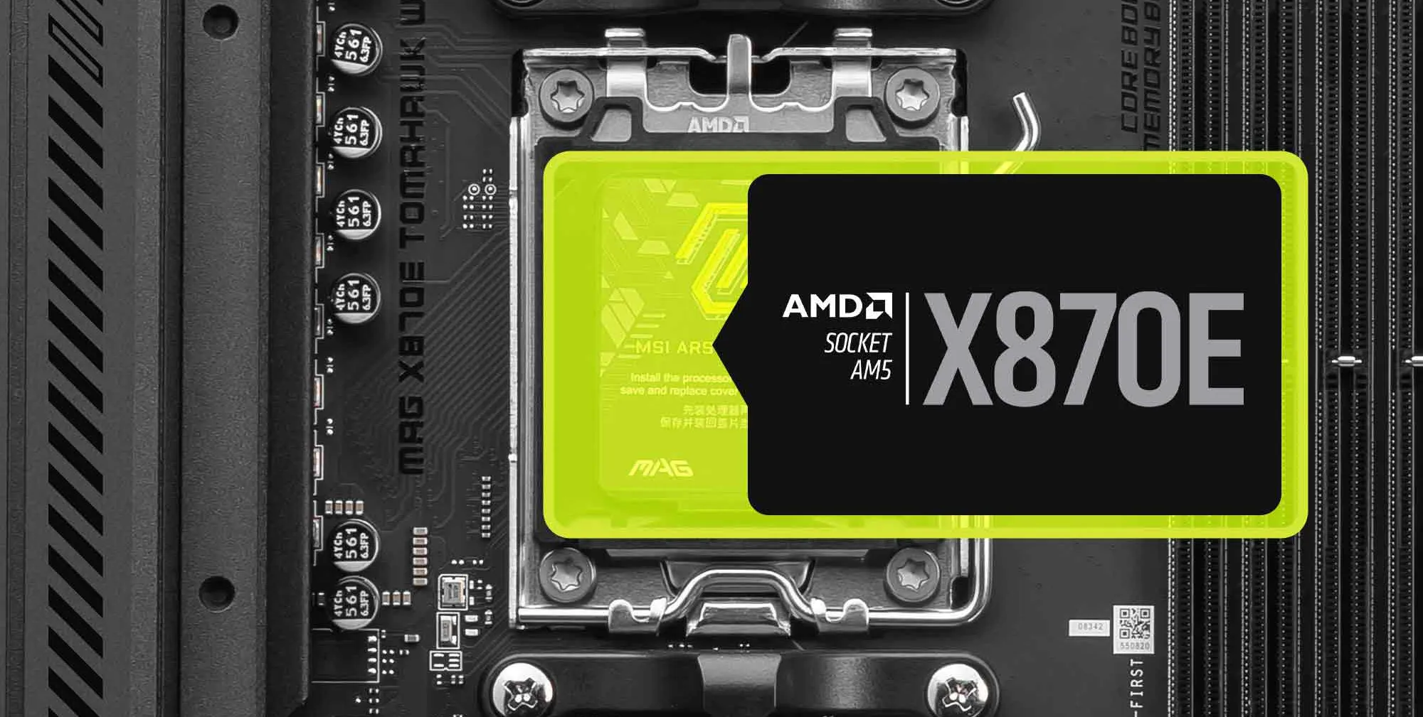 MSI MAG X870E Tomahawk WIFI AM5 ATX Motherboard overview 2