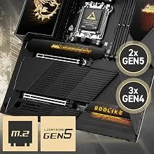 MSI MEG X870E Godlike AM5 E-Atx Motherboard overview 9