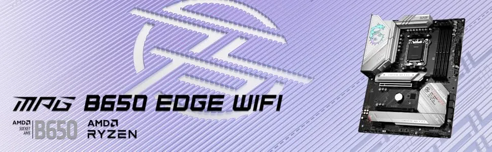 MSI MPG B650 Edge WIFI Motherboard overview 1