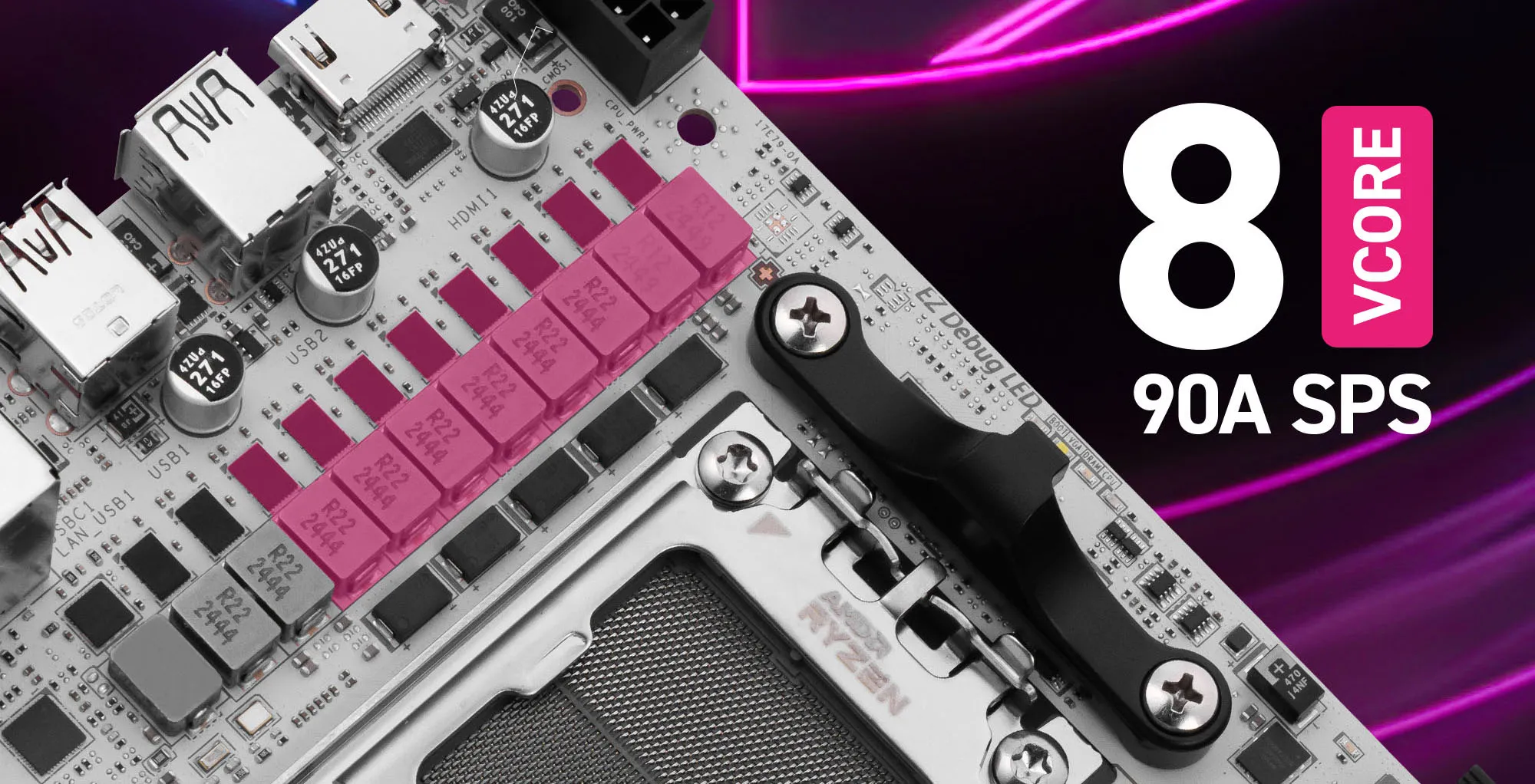 MSI MPG B850I Edge TI WiFi Motherboard overview 3