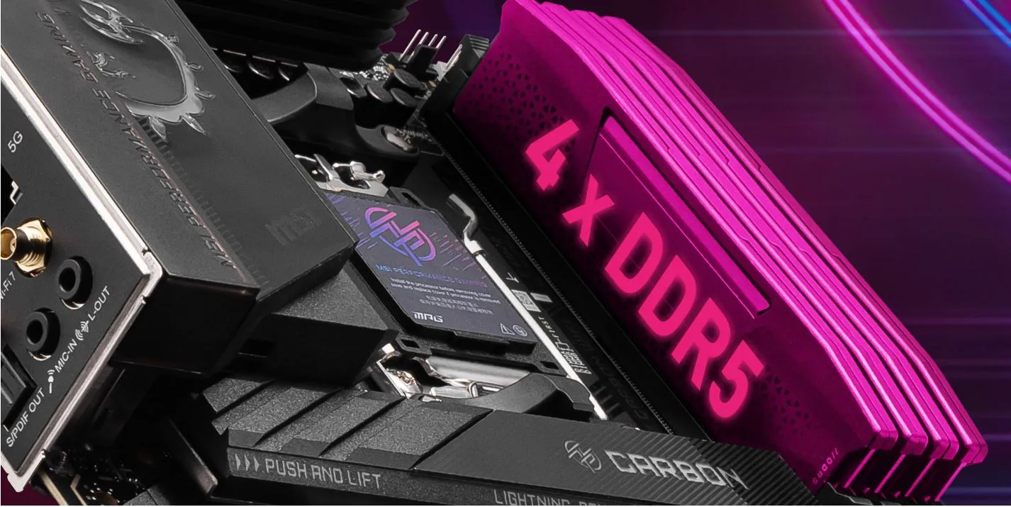 MSI MPG X870E Carbon WIFI DDR5 AM5 ATX Gaming Motherboard overview 5