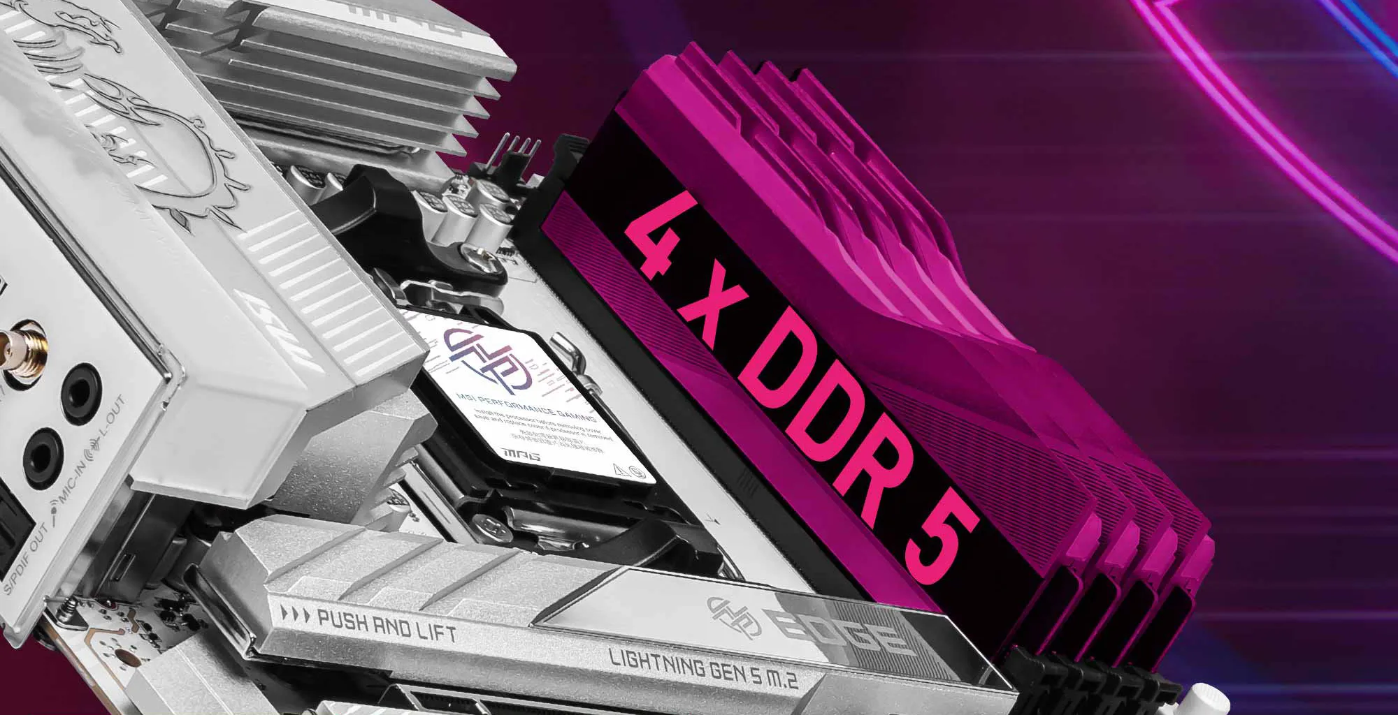 MSI MPG X870E Edge TI WIFI AM5 ATX Motherboard overview 5