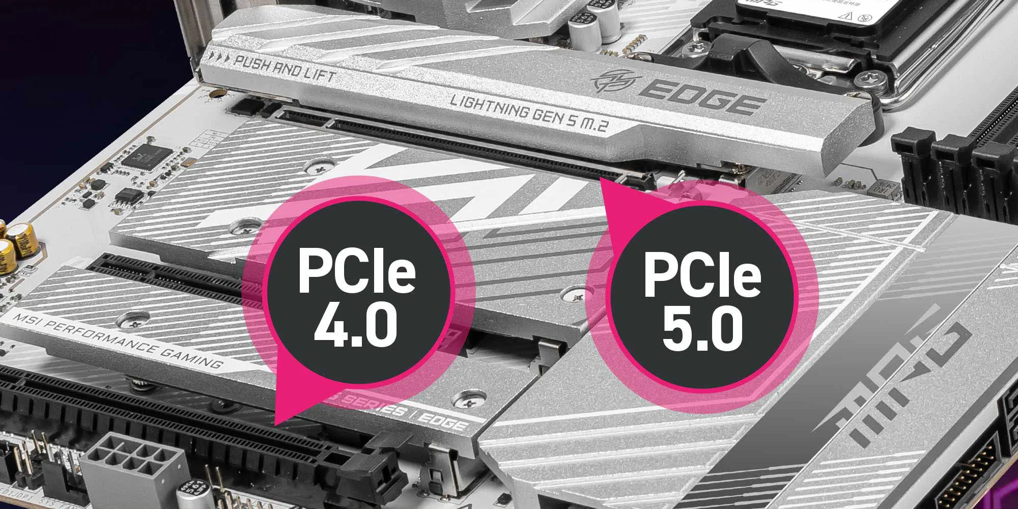 MSI MPG X870E Edge TI WIFI AM5 ATX Motherboard overview 6