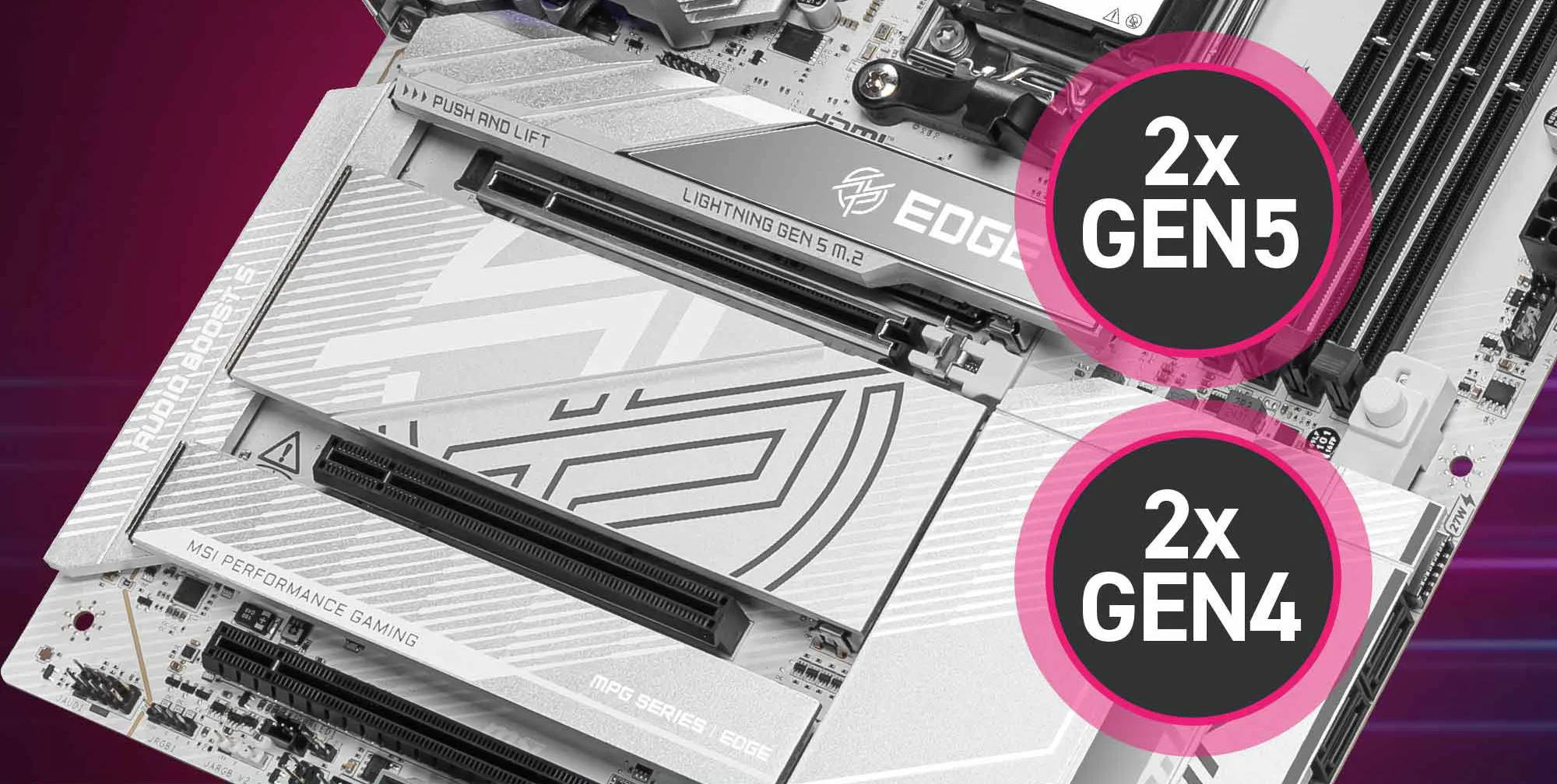 MSI MPG X870E Edge TI WIFI AM5 ATX Motherboard overview 7