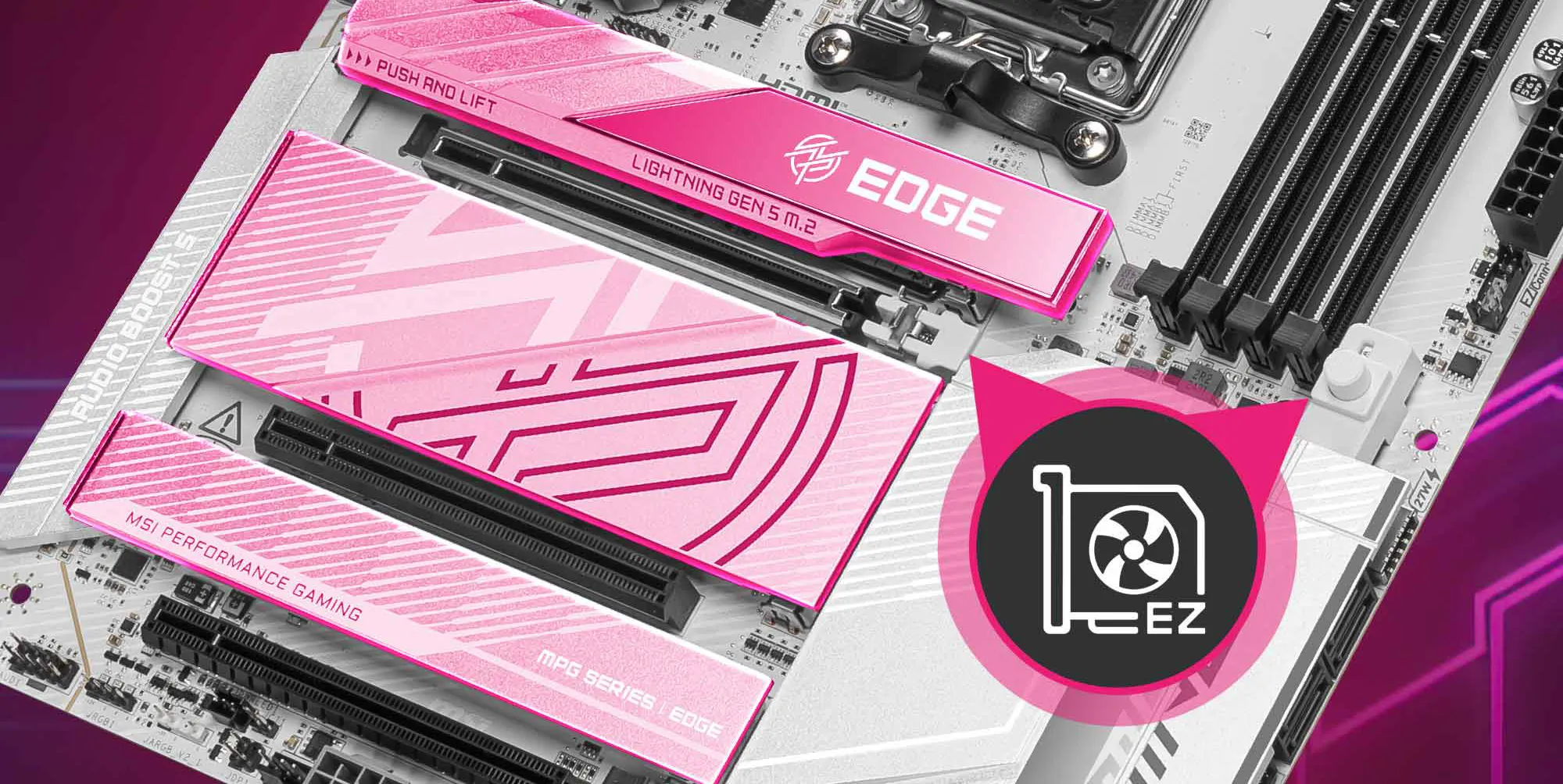 MSI MPG X870E Edge TI WIFI AM5 ATX Motherboard overview 8