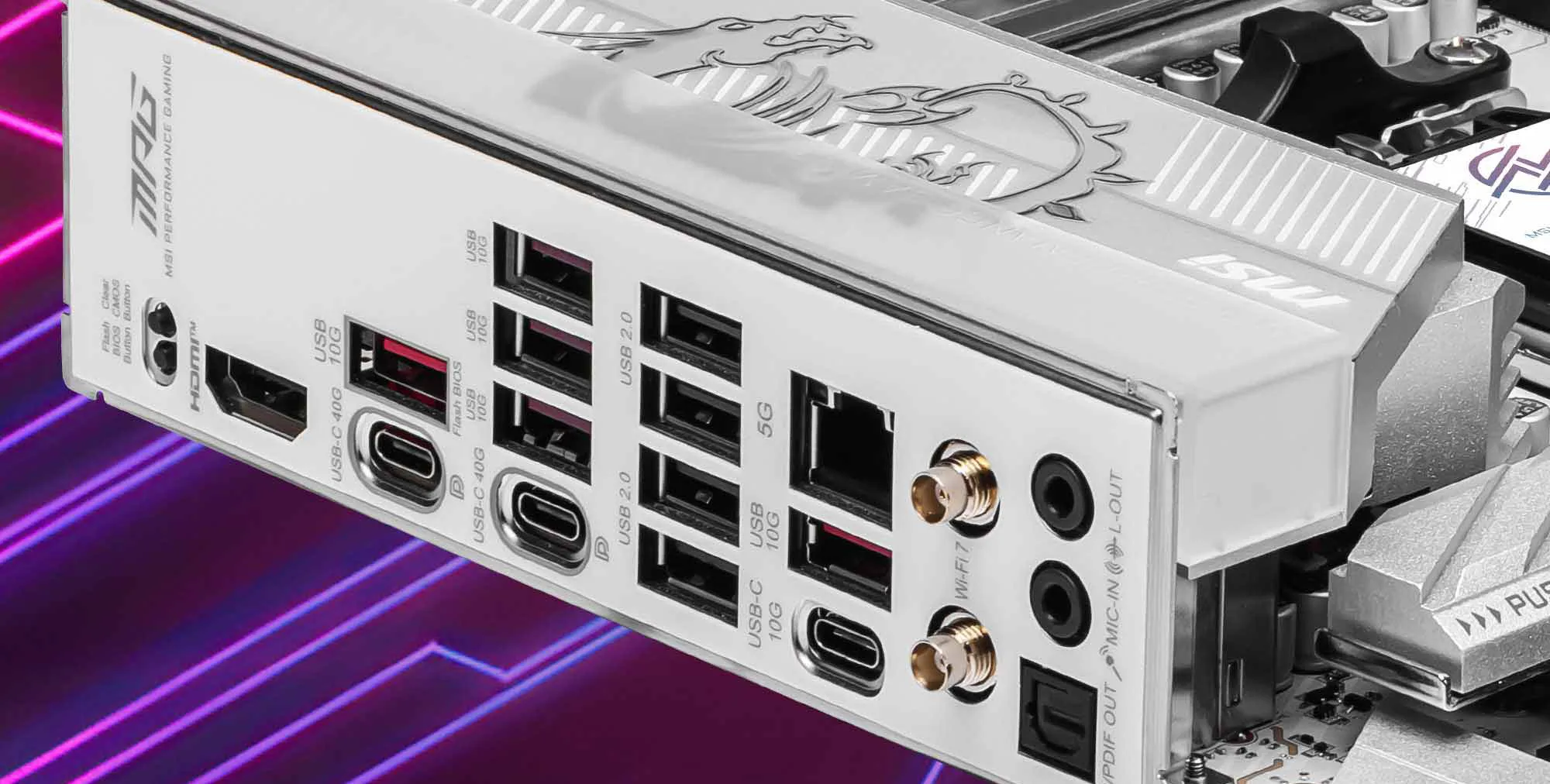 MSI MPG X870E Edge TI WIFI AM5 ATX Motherboard overview 9