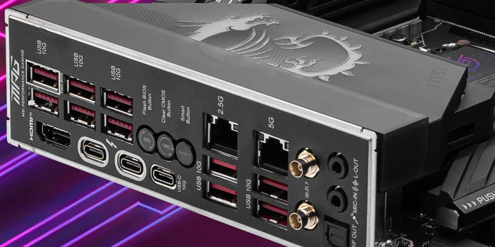 MSI MPG Z890 CARBON WIFI LGA 1851 ATX Motherboard overview 8