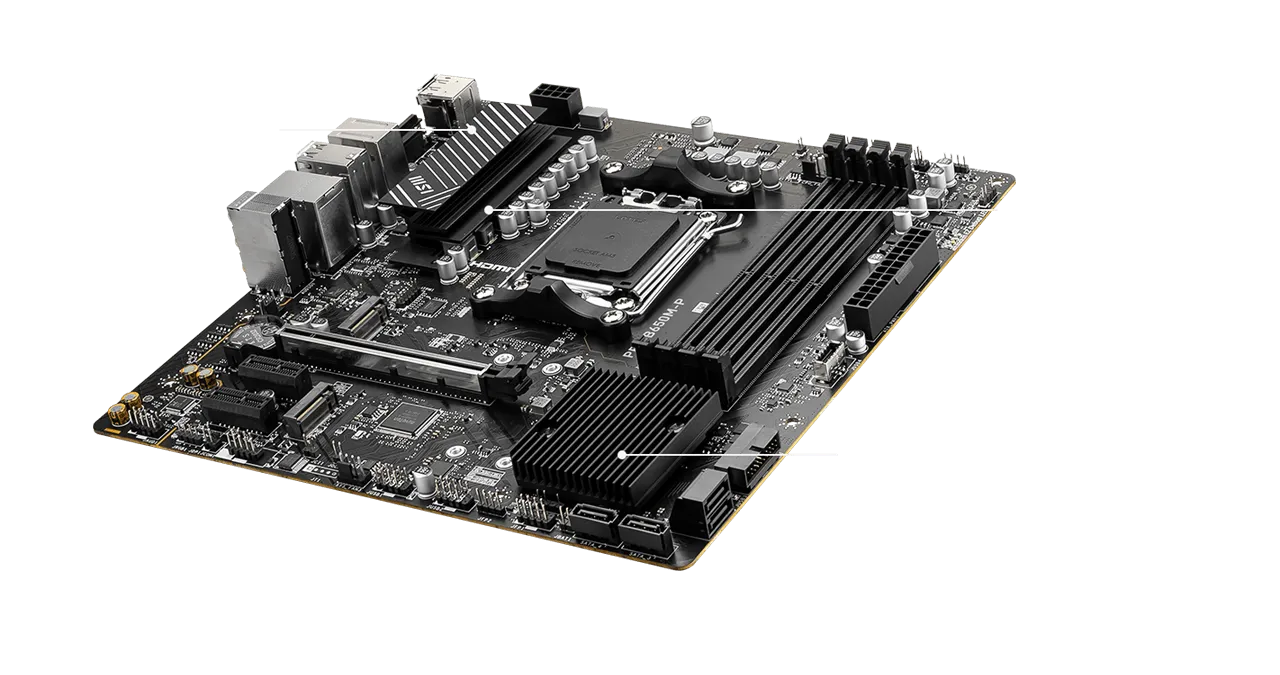 MSI PRO B650M-P DDR5 mATX Gaming Motherboard overview 2