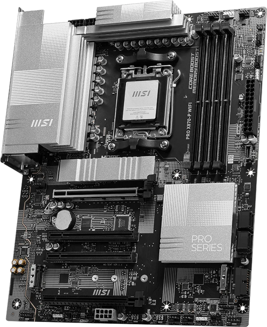MSI PRO B840-P WiFi 7 AM5 DDR5 ATX Motherboard overview 1