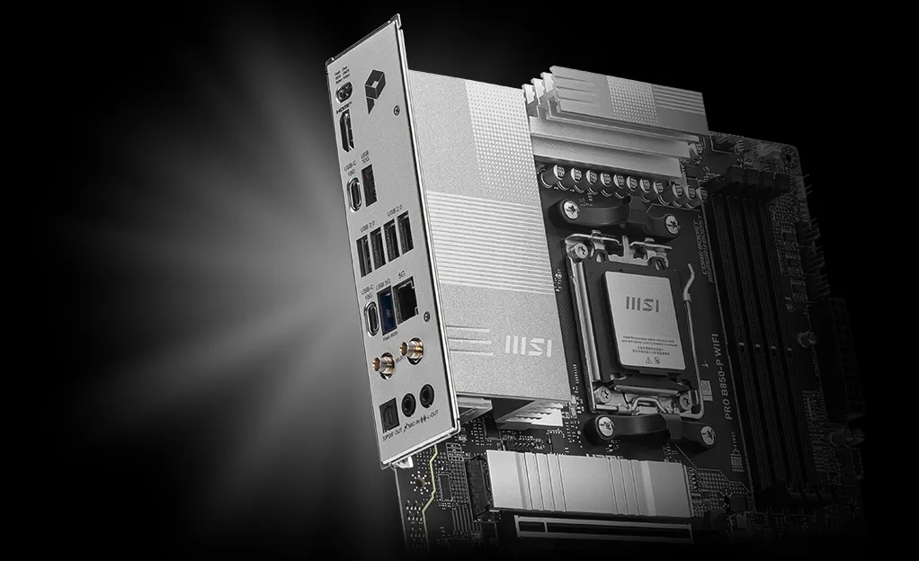 MSI PRO B850-P WiFi 7 DDR5 ATX Motherboard overview 3