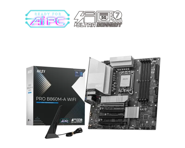 MSI PRO B860M-A WiFi Motherboard overview 1