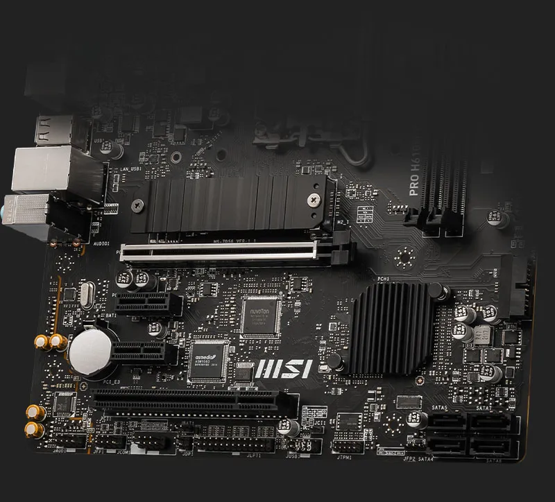 MSI PRO H610M-C EX DDR5 LGA 1700 M-ATX Motherboard overview 10