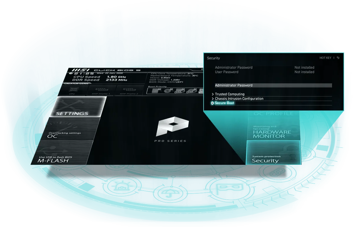 MSI PRO H610M-C EX DDR5 LGA 1700 M-ATX Motherboard overview 3