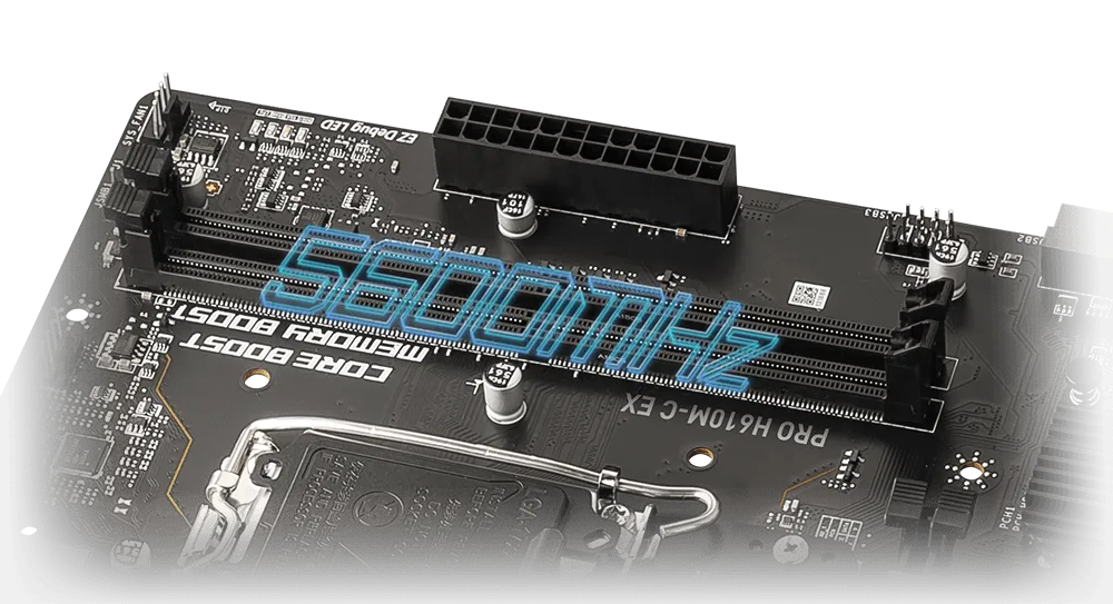 MSI PRO H610M-C EX DDR5 LGA 1700 M-ATX Motherboard overview 9