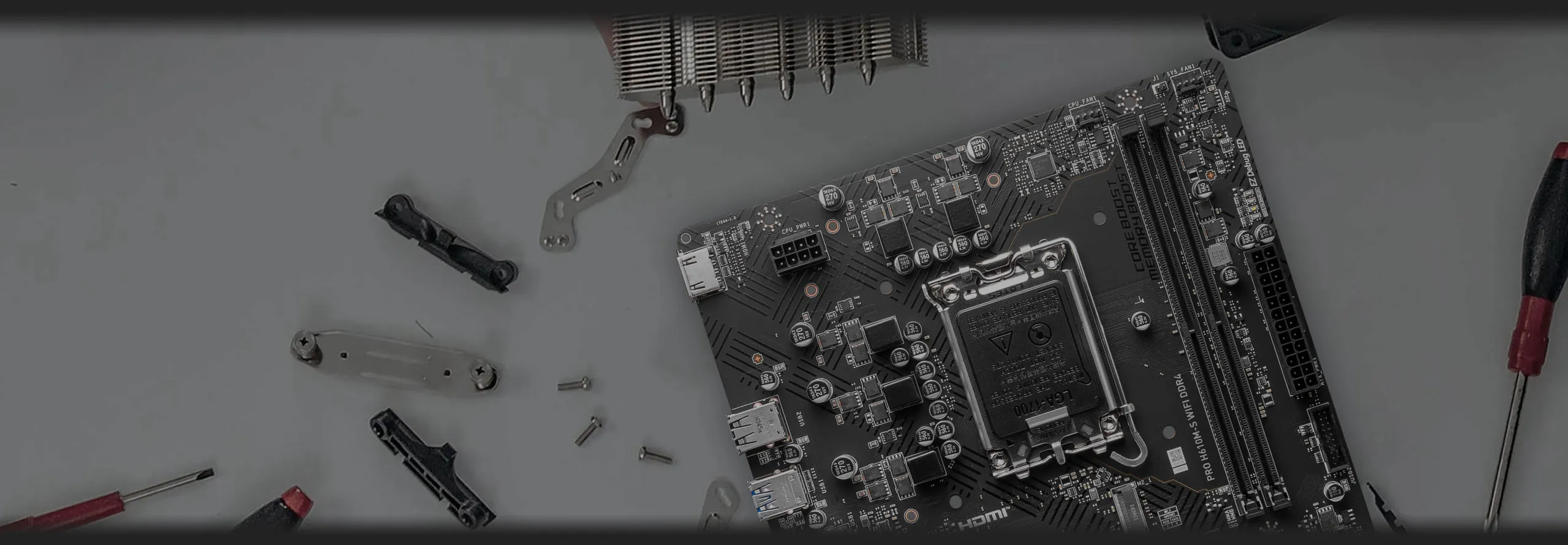 MSI PRO H610M-S WIFI DDR4 Motherboard overview 2