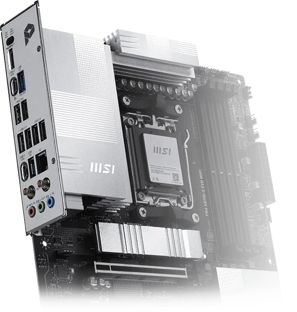 MSI PRO X870E-S EVO WIFI ATX Motherboard overview 3