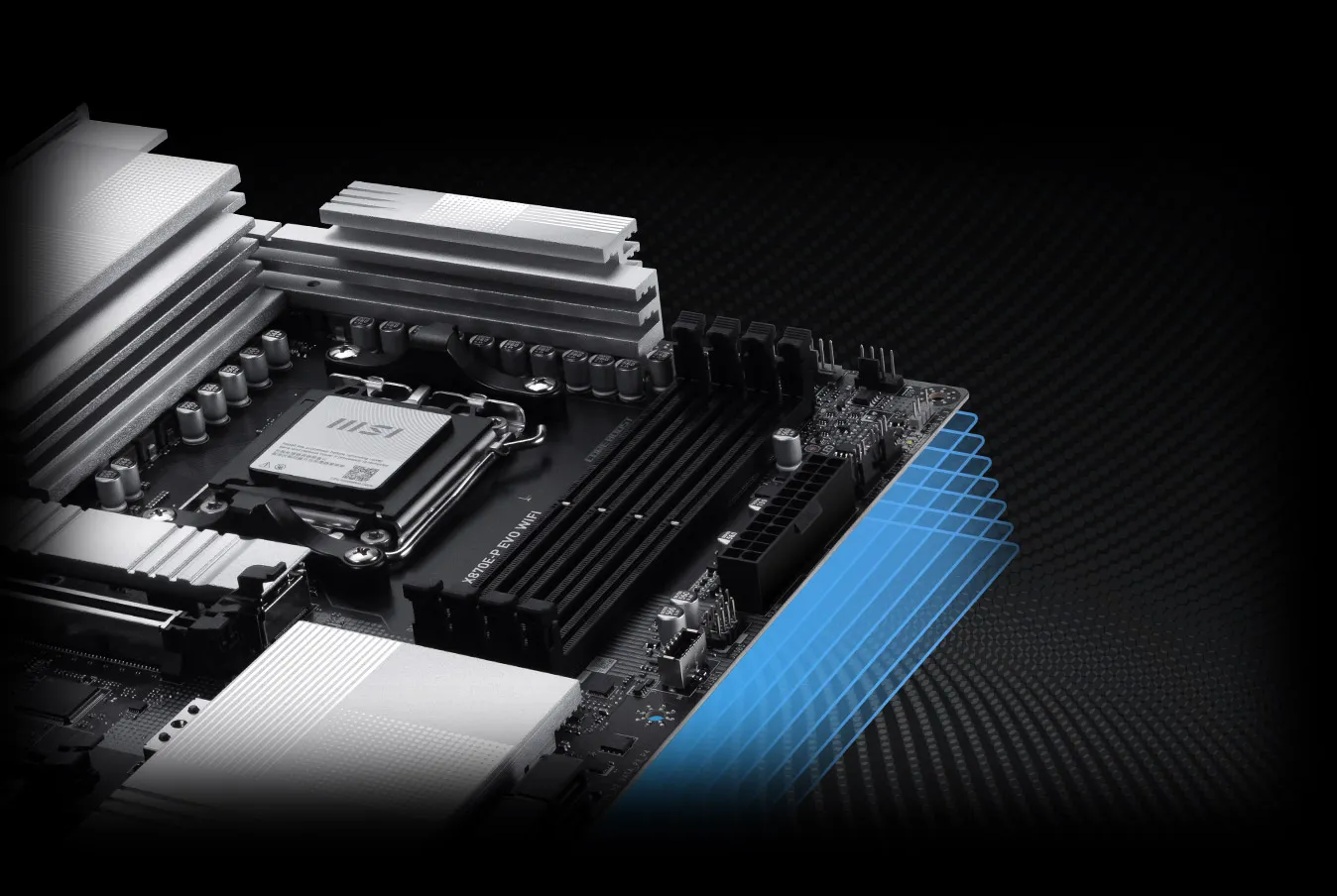 MSI PRO X870E-S EVO WIFI ATX Motherboard overview 7
