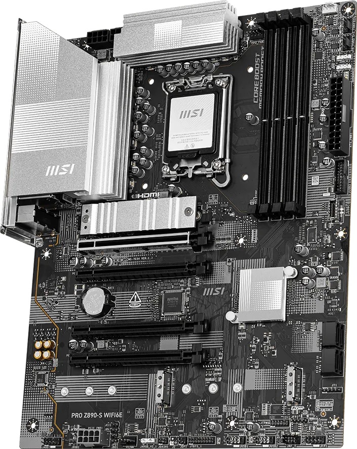 MSI PRO Z890-S WIFI6E LGA1851 ATX Motherboard overview 1