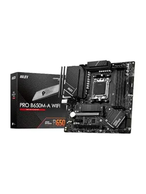 MSI Pro B650M-A Wifi AM5 M-ATX Motherboard overview 2