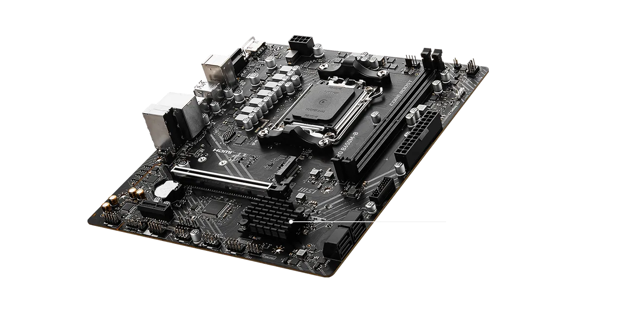 MSI Pro B650M-B DDR5 Motherboard overview 1