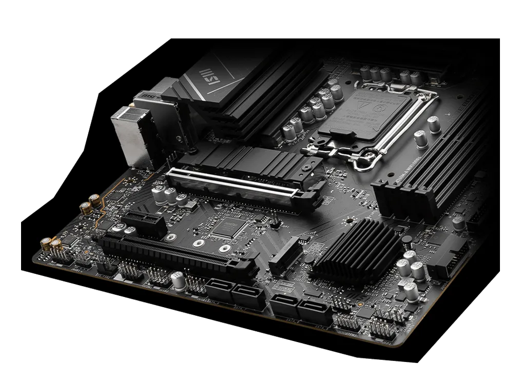 MSI Pro B760M-A WIFI DDR4 Intel Motherboard Supports Intel 12th , 13th & 14th Gen Processors overview 5