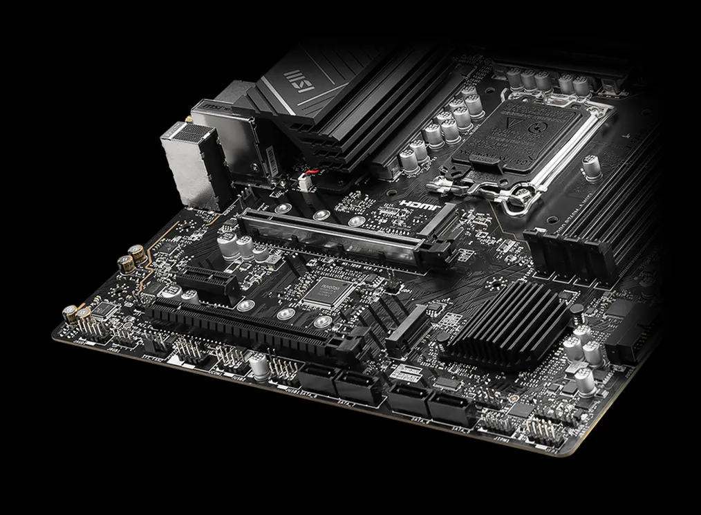 MSI Pro B760M-A WIFI DDR5 Motherboard Supports Intel 12th , 13th & 14th Gen Processors overview 6