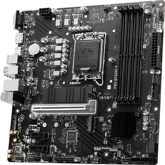 MSI Pro B760M-P DDR5 Motherboard Supports Intel 12th , 13th & 14th Gen Processors overview 14