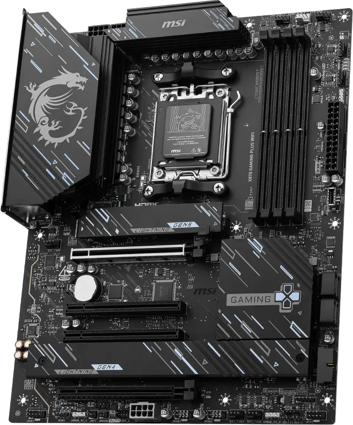 MSI X870 GAMING PLUS Wi-Fi Motherboard overview 1