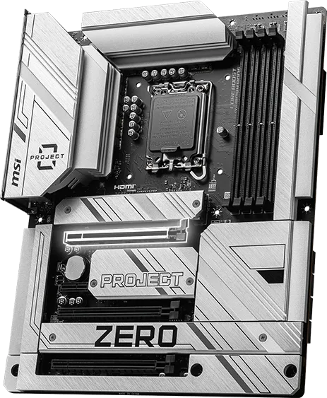 MSI Z790 Project Zero (Wi-Fi) DDR5 Motherboard Supports Intel 12th , 13th & 14th Gen Processors overview 4