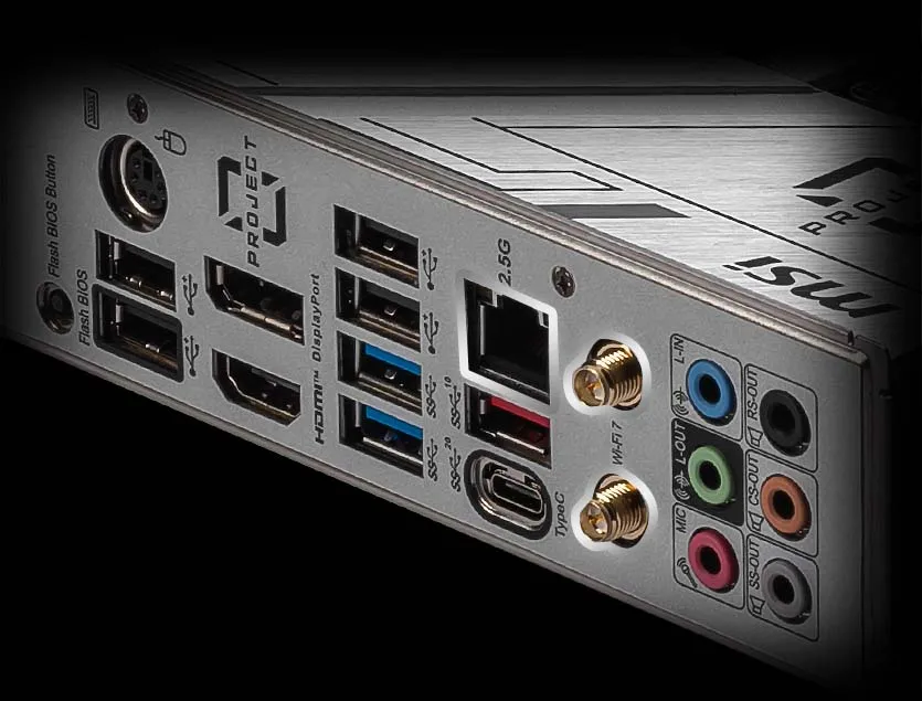 MSI Z790 Project Zero (Wi-Fi) DDR5 Motherboard Supports Intel 12th , 13th & 14th Gen Processors overview 6