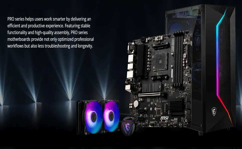 Msi B550m Pro-vdh Wifi Motherboard overview 1