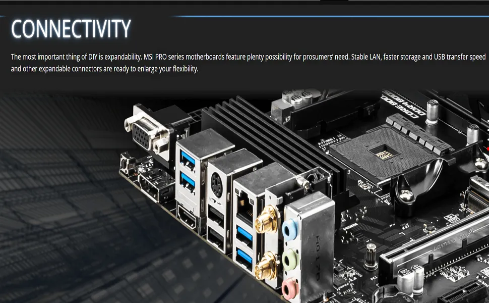 Msi B550m Pro-vdh Wifi Motherboard overview 3