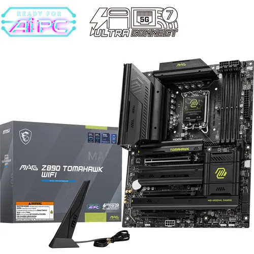 Msi Mag Z890 Tomahawk WiFi LGA1851 ATX Motherboard overview 1