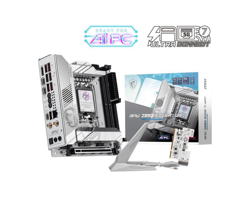 Msi Mpg Z890I Edge Ti WiFi LGA1851 MINI-ITX Motherboard overview 1