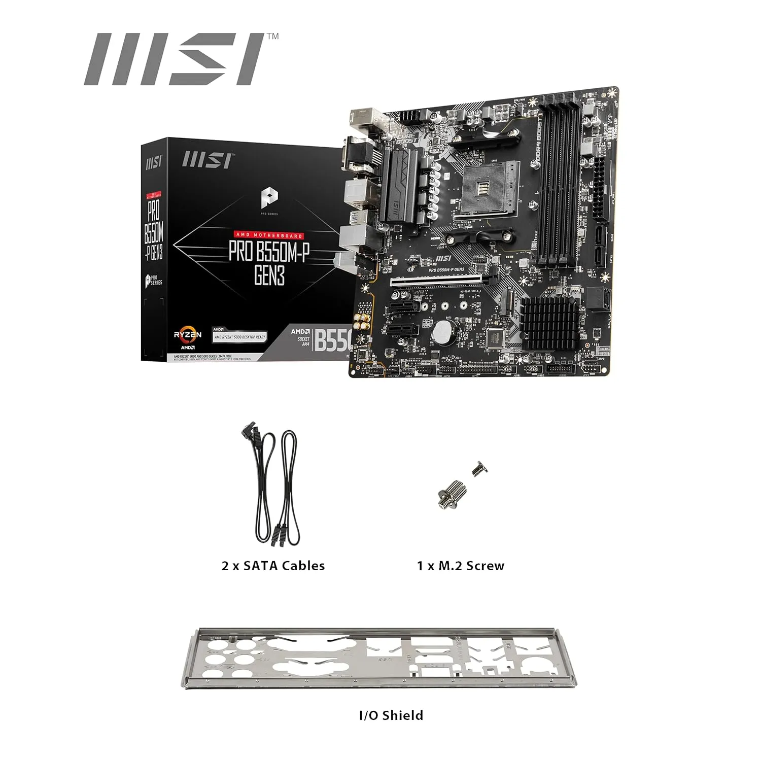 Msi Pro B550m-p Gen3 Motherboard overview 4