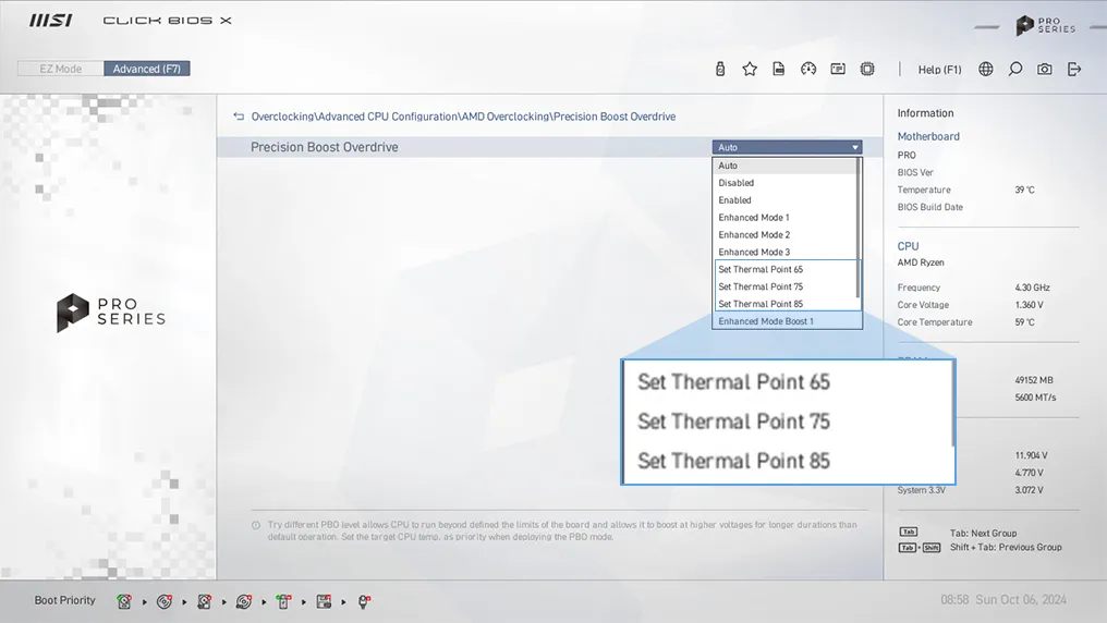 Msi Pro X870-P WiFi AM5 ATX Motherboard overview 5