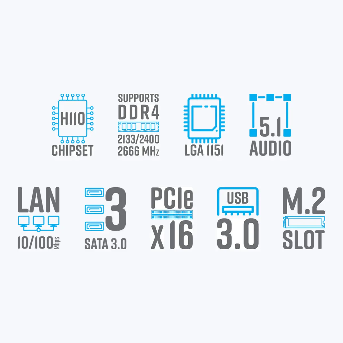 Zebronics Z310M2 mATX Intel LGA 1151 Motherboard overview 2
