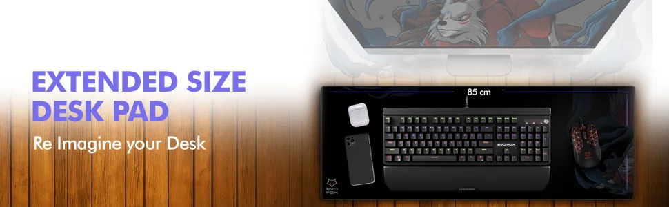 Amkette EvoFox Falcon X85 Gaming Mouse Pad overview 2