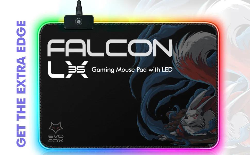 Amkette Evofox Falcon Lx35 Led Gaming Mousepad overview 1