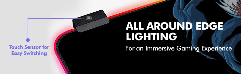 Amkette Evofox Falcon Lx35 Led Gaming Mousepad overview 2