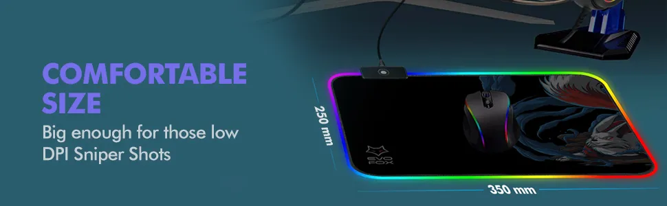 Amkette Evofox Falcon Lx35 Led Gaming Mousepad overview 6
