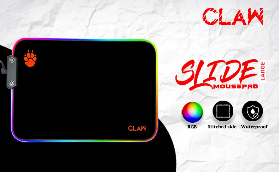 CLAW Slide Large Waterproof Gaming Mouse Pad overview 1