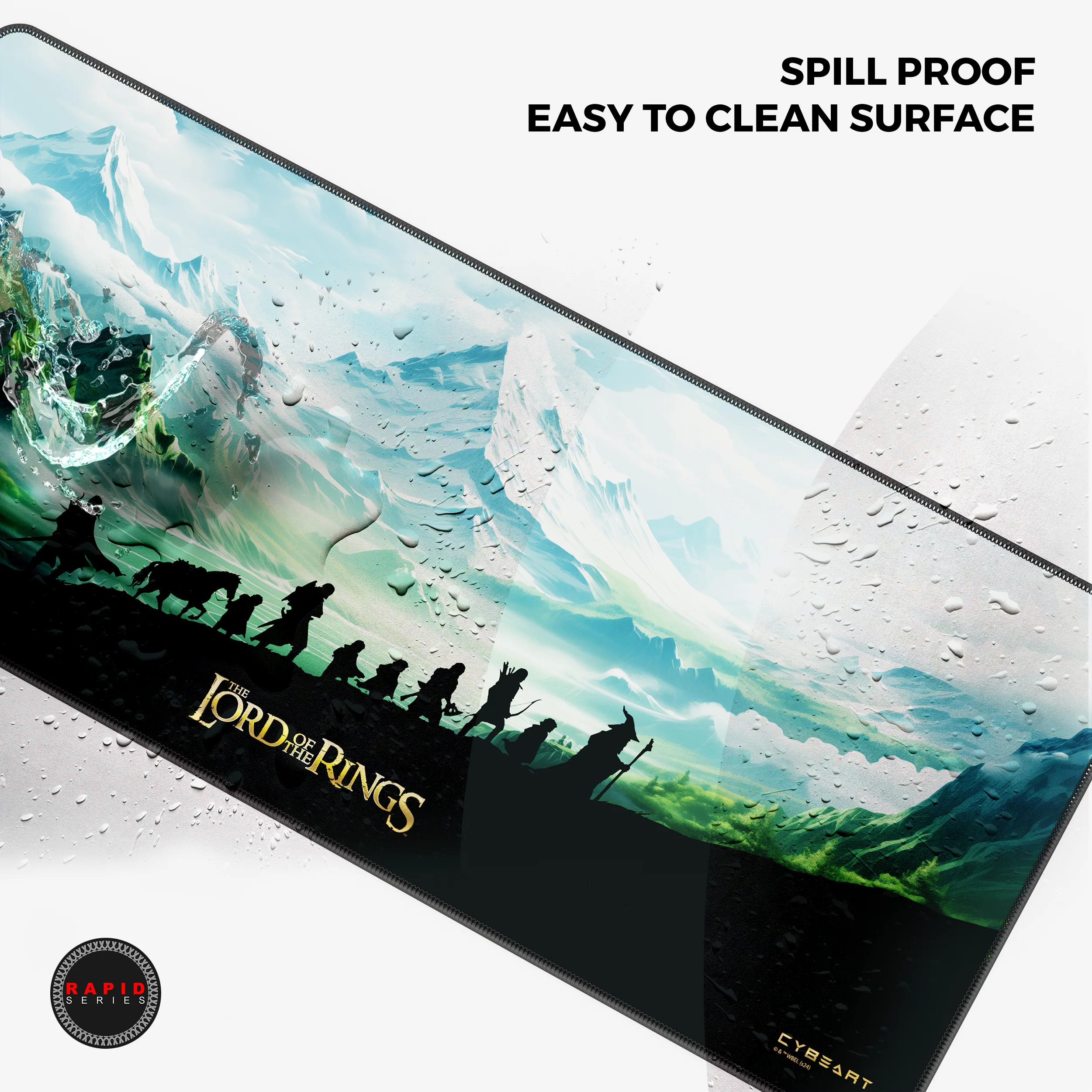 CYBEART Licensed – Lord of The Rings XXL Gaming Mouse Pad