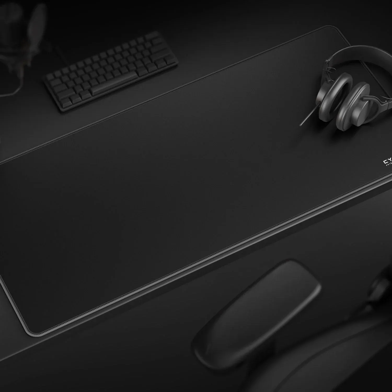 CYBEART | Ghost (Black) Gaming Mouse Pad | XXL Premium Licensed Gaming Mouse Pad (900 x 400 x 4mm / Rapid Series) overview 1