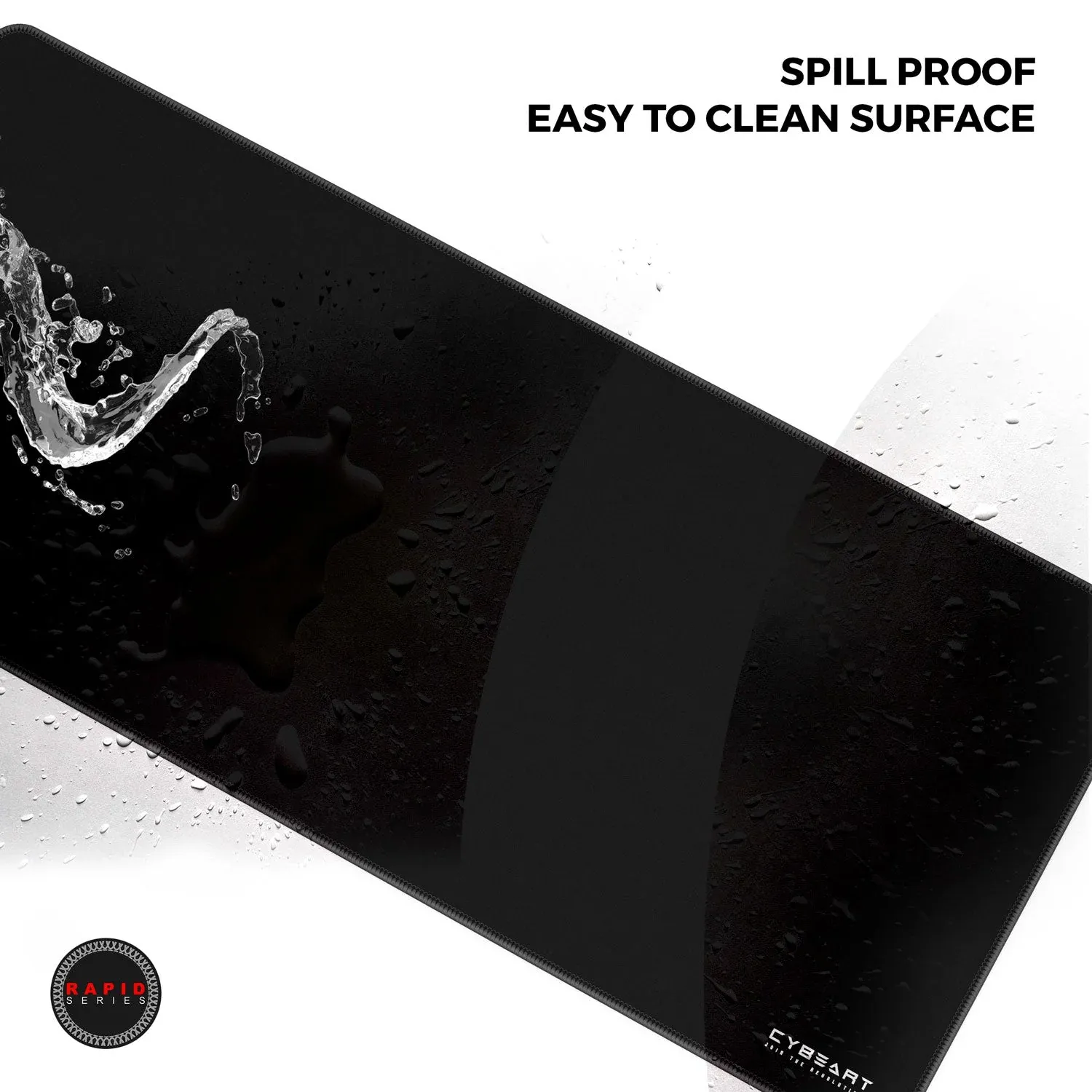 CYBEART | Ghost (Black) Gaming Mouse Pad | XXL Premium Licensed Gaming Mouse Pad (900 x 400 x 4mm / Rapid Series) overview 7