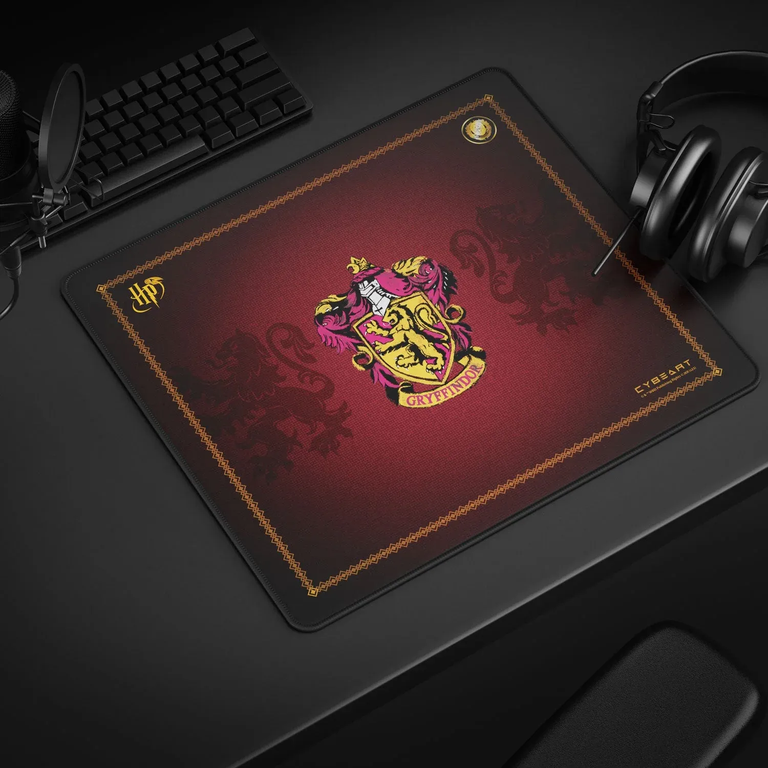 CYBEART | Gryffindor Classic Gaming Mouse Pad | Large Premium Licensed Gaming Mouse Pad (450 x 350 x 4mm / Rapid Series) overview 1