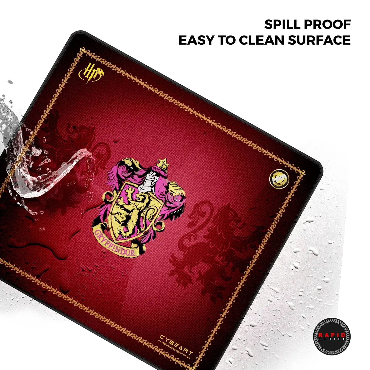 CYBEART | Gryffindor Classic Gaming Mouse Pad | Large Premium Licensed Gaming Mouse Pad (450 x 350 x 4mm / Rapid Series) overview 15
