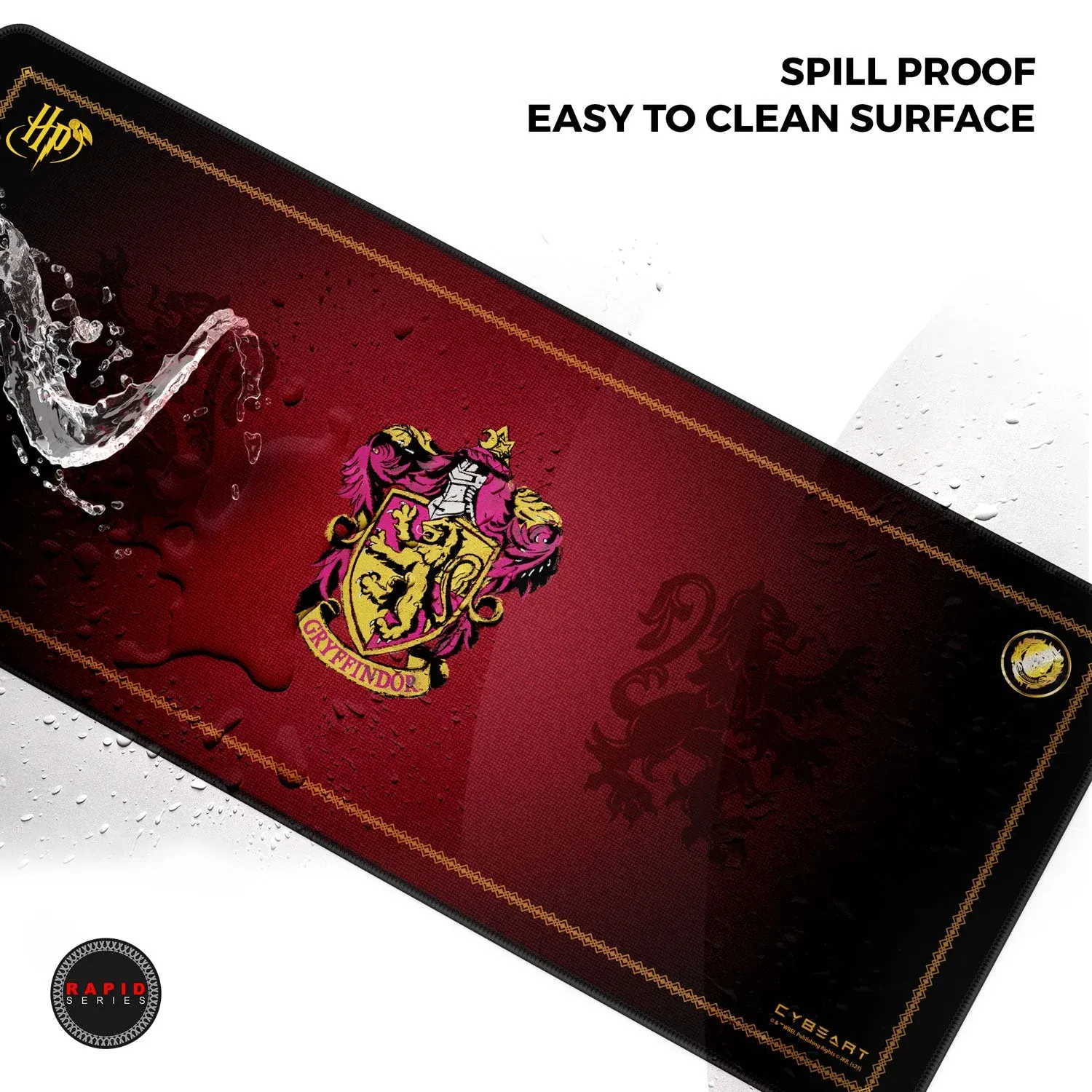 CYBEART | Gryffindor Classic Gaming Mouse Pad | XXL Premium Licensed Gaming Mouse Pad (900 x 400 x 4mm / Rapid Series) overview 15