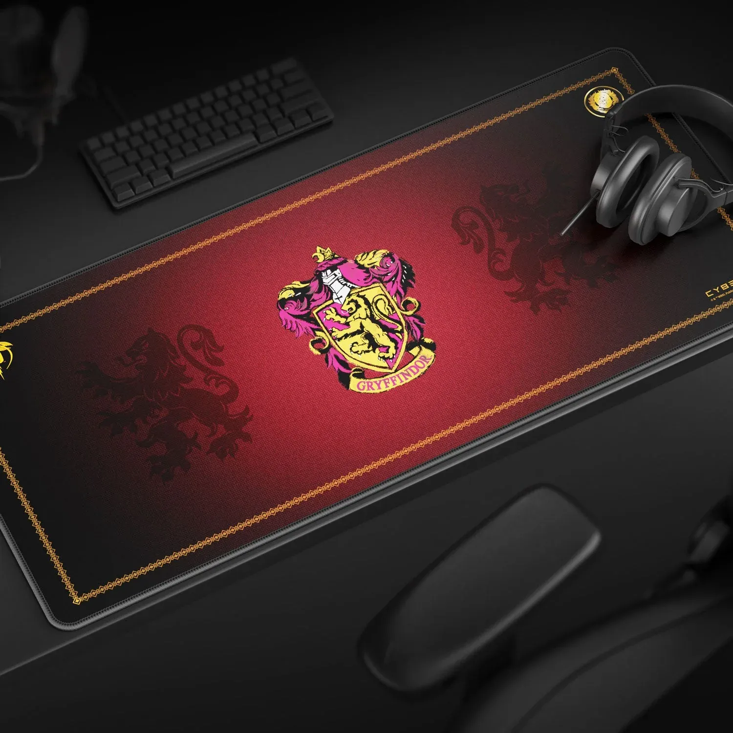 CYBEART | Gryffindor Classic Gaming Mouse Pad | XXL Premium Licensed Gaming Mouse Pad (900 x 400 x 4mm / Rapid Series) overview 9